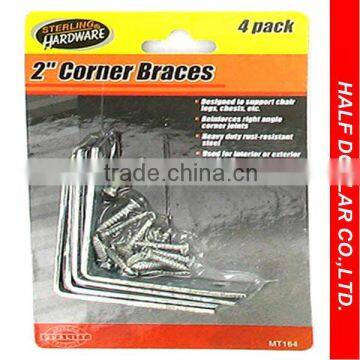 4pack 2" Corner Braces, Reinforcemnt Brace, Sterling Hardware For One Dollar Item