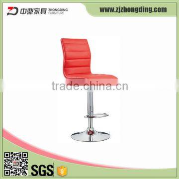 ZD-8022 Popular height back bar stool, chair with footrest