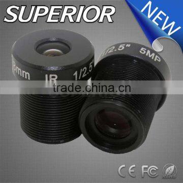 cn Superior factory price 1/2.5 icnh F2.0 8mm cctv board lens camera lens hidden lens