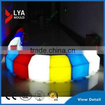 High Quality Granite Solar Kerb LED Warning Light Stone For Roadside LED Plastic PE Pavement Stone Sizes