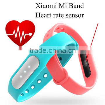 2015 Xiaomi Mi Band 1S Heart Rate Sensor Smart Wristband Miband Bracelet For Android 4.4 iOS 7.0 Passometer Fitness Tracker