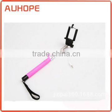 Extendable monopod selfie stick for iphone 5c 5s 6 6plus Samsung S4 S5