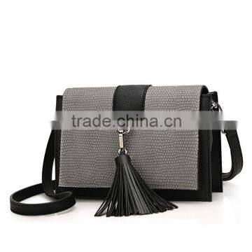 China Factory Products Leather Bags Shoulder Bag Style With Tassel photo-4