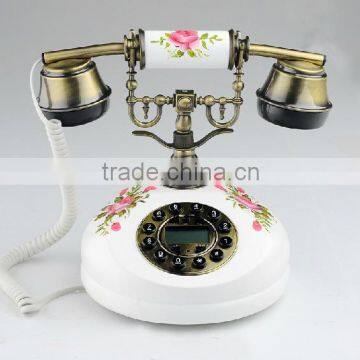 Wood Craft Telephone With Caller ID Function