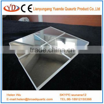 Transparent quartz window with very good quality