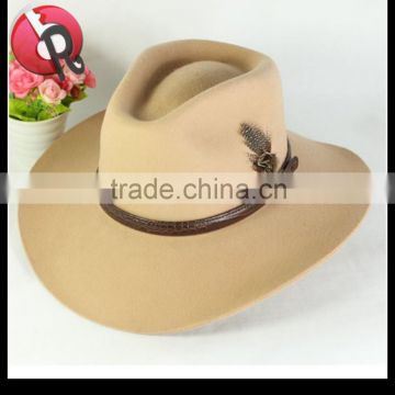 cheap promotion wool felt cowboy hat