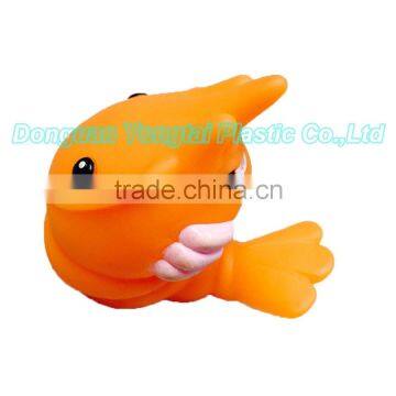 Shrimp Bath Toy,Animal Shaped Vinyl Toy,Small Plastic Toy photo-2