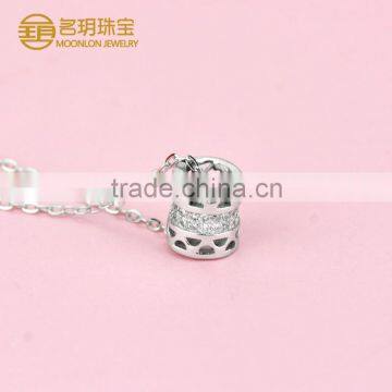 Genuine Solid 925 Sterling Silver Necklace Wholesale Jewelry, Necklaces for Women photo-4