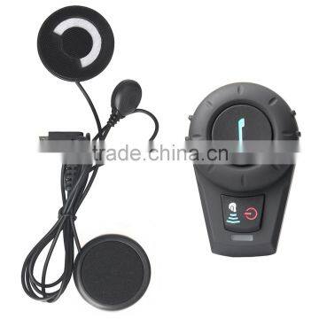 1 pcs BT Interphone Bluetooth helmet Intercom Headset Full Duplex intercomunicador bluetooth For 3 Rider 500M Intercom