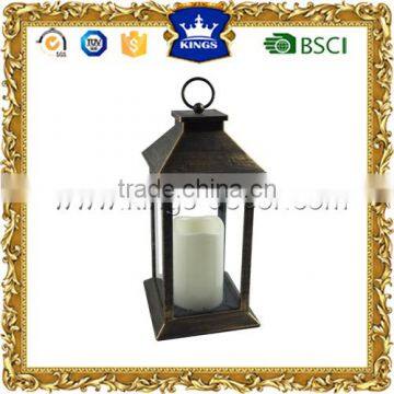 Vintage style led plastic candle lantern home garden light