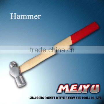 Fine Polished Ball-peen Hammer Tools With Wooden Handle