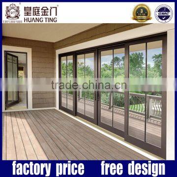 Tempered glass slide doors / aluminum glasslift and sliding door