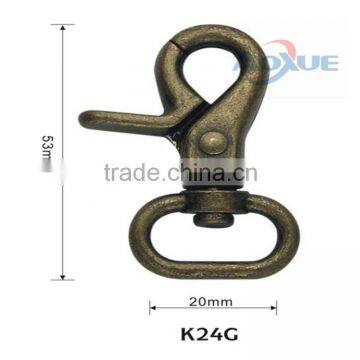 Hook Type and zinc alloy Material Shrimp snap hook