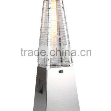 TABLETOP GAS GLASS TUBE PATIO HEATER FLAME HEATER