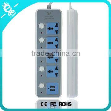 6 AC Multi-Outlets Surge Power Strip With Individual Switches & PSE Certification/Japan Standard photo-3