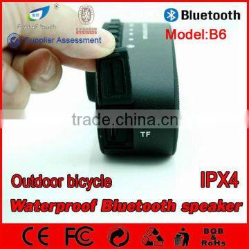 B6 Black Color Wireless Handsfree Talking Bluetooth Speaker With Led Light for Bicycle photo-4