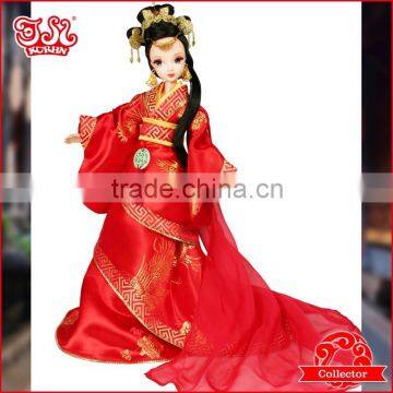 11 inch Chinese bride doll traditional wedding dress gift