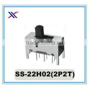 6 pin power slide switch SS-22H02(2P2T)