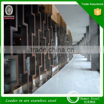 Price list enclosed Stainless Steel Screen for Restaurant Interior Decoration Design