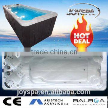 Direct manufacturer large swimming pool spa for family use swim spa