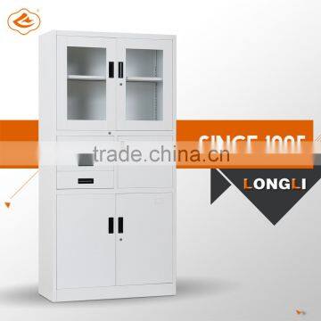 Steel KD Furniture Metal Combination Cupboard With Drawers photo-2