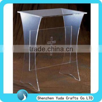 Manufacturing Plexi Dining Table Lucite Console Desk Crystal Acrylic Vanity Table