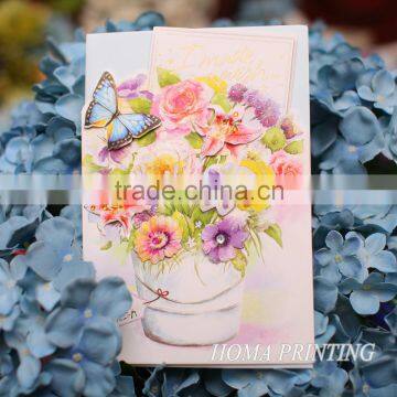 Newly fashionable hand-made greeting cards warm gift