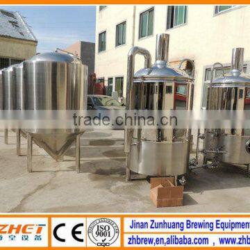 500L Beer Brewing Equipment, Used at Bar, Restaurant, Made by Red Copper, SS Material