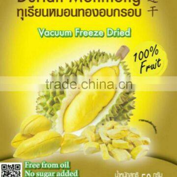 Best selling premium vacuum snack Thai Tastes Durian Freeze Dried great natural product mix nutritional benefit good taste delic