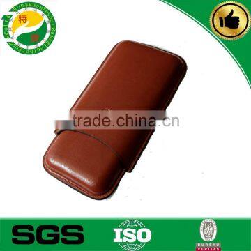 genuine leather brown cigar cases