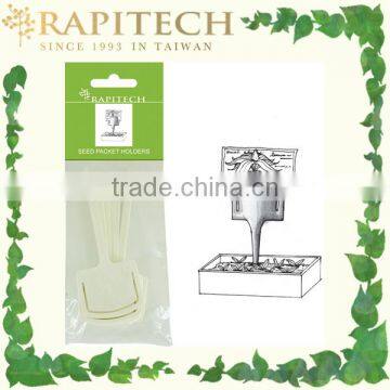 Garden Plastic Seed Packet Holder Seed Name Label