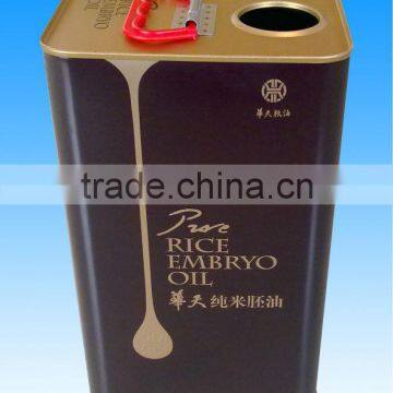 1gallon rice embryo oil tin can