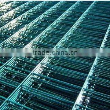 4.5mm diameter 50 by 150mm mesh size 1.53m height 2.5m width 2 folds Galvanized then PVC painted mesh panels fence grille