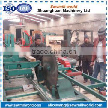 circular sawmill machine with carriage wood processing machine for exportation