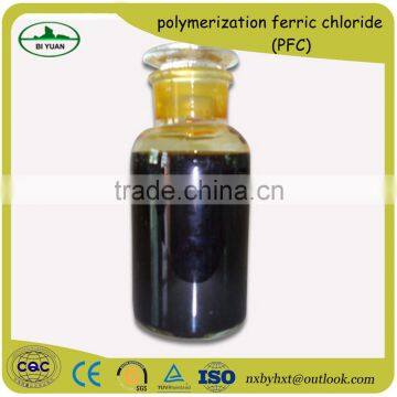 Water treatment flocculant Polymerization ferric chloride PFC with nice price