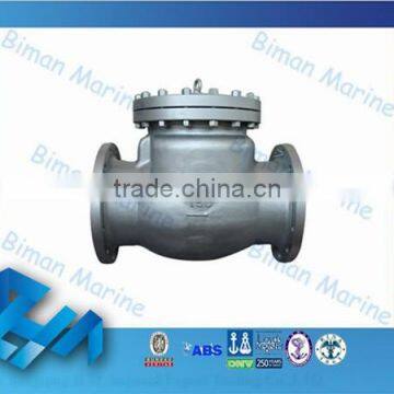 Marine DN20 Cast Iron Swing Check Valve Electric Water Valve