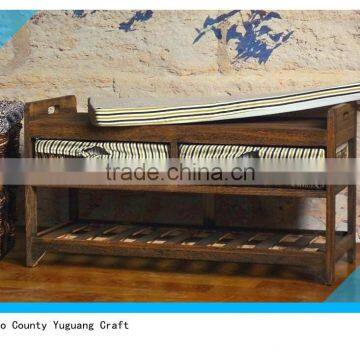 Wooden Shoe Cabinet Shoe Rack Box Drawers Storage Rack photo-3