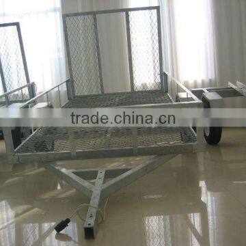 Mesh floor ATV trailer