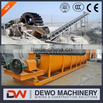 Screw Spiral Sand Washer VS Bucket Wheel Sand washing machine manufacture