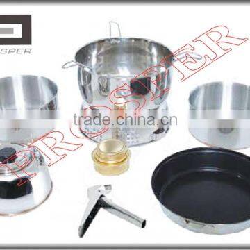 Wholesale Stainless Steel Camping Cookware Set