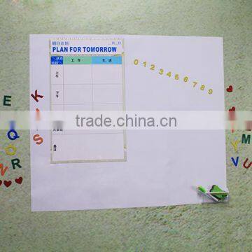 0.65 mm Magnetic Foil Writing Board 100 x 60 cm Office Meeting Flexible Dry Erase Sheet Ferrous Magnetic Whiteboard photo-3