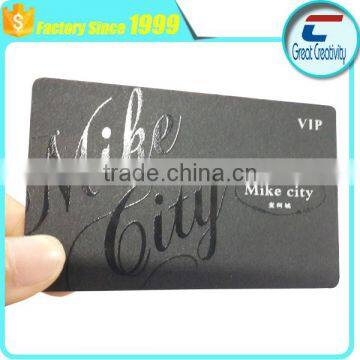 Spot UV Full Color Printing Frosted Finish CR80 PVC Card