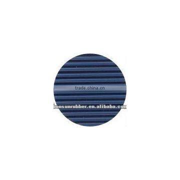 Corrugated Fine ribbed rubber sheet roll 3mm