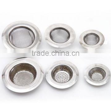 kitchen Stainless steel sink strainer net SS sink strainer