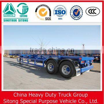 Tri-axle Skeleton Container Tipper Semi Trailer