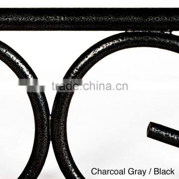 Concept Housewares Black Metal Wire Pot Hook Rack photo-4