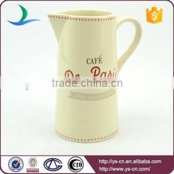 Wholesale Modern Decal Ceramic Water Jug for Bathroom photo-3
