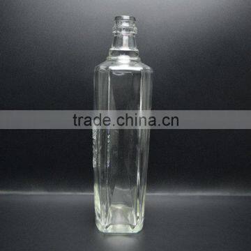 High quality glass wine bottle weight liquor spirit bottle bevarage