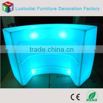 2015 Hot Sale Plastic Led Round Small Bar Counter photo-6