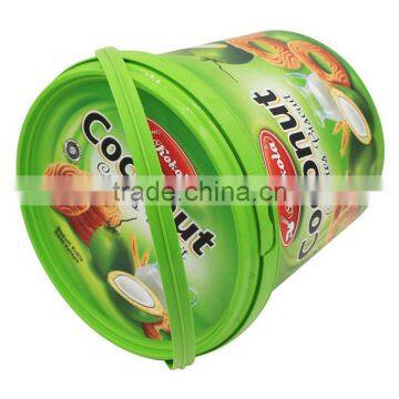 400g Custom IML Plastic Cracker Container,Manufacturer of Plastic IML Packaging Products photo-2